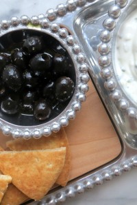 Tzatziki With Feta and Olives