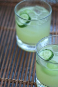 Cucumber-Melon Cocktail