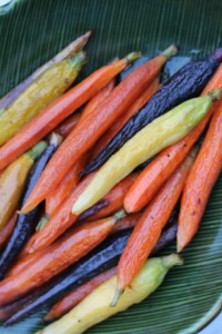 Roasted Tri-Color Carrots