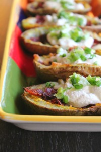 Reduced Fat Baked Potato Skins