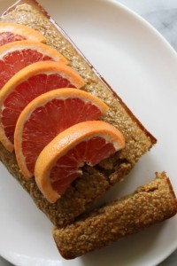 Healthy Grapefruit Pound Cake