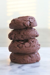 Healthy Double Chocolate Chip Cookies