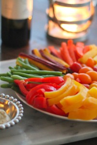 How to Make a Quick and Colorful Crudite Platter