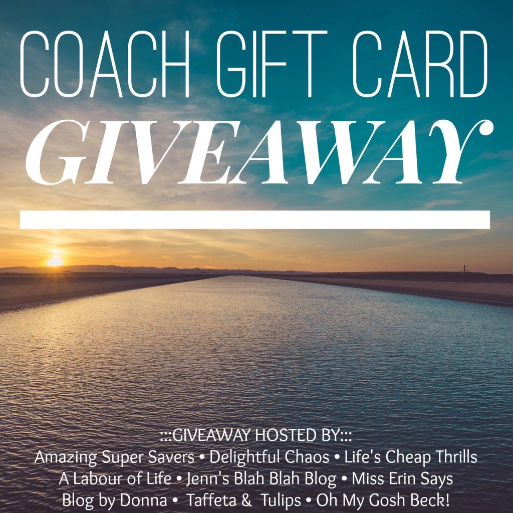 Coach Giveaway May